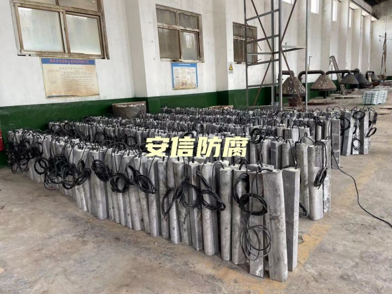 我公司鎂陽極，鋁合金陽極，鋁犧牲陽極，鎂陽極，鎂合金犧牲陽極在呼和浩特?zé)捰蛷S的使用被評為優(yōu) 秀生產(chǎn)商